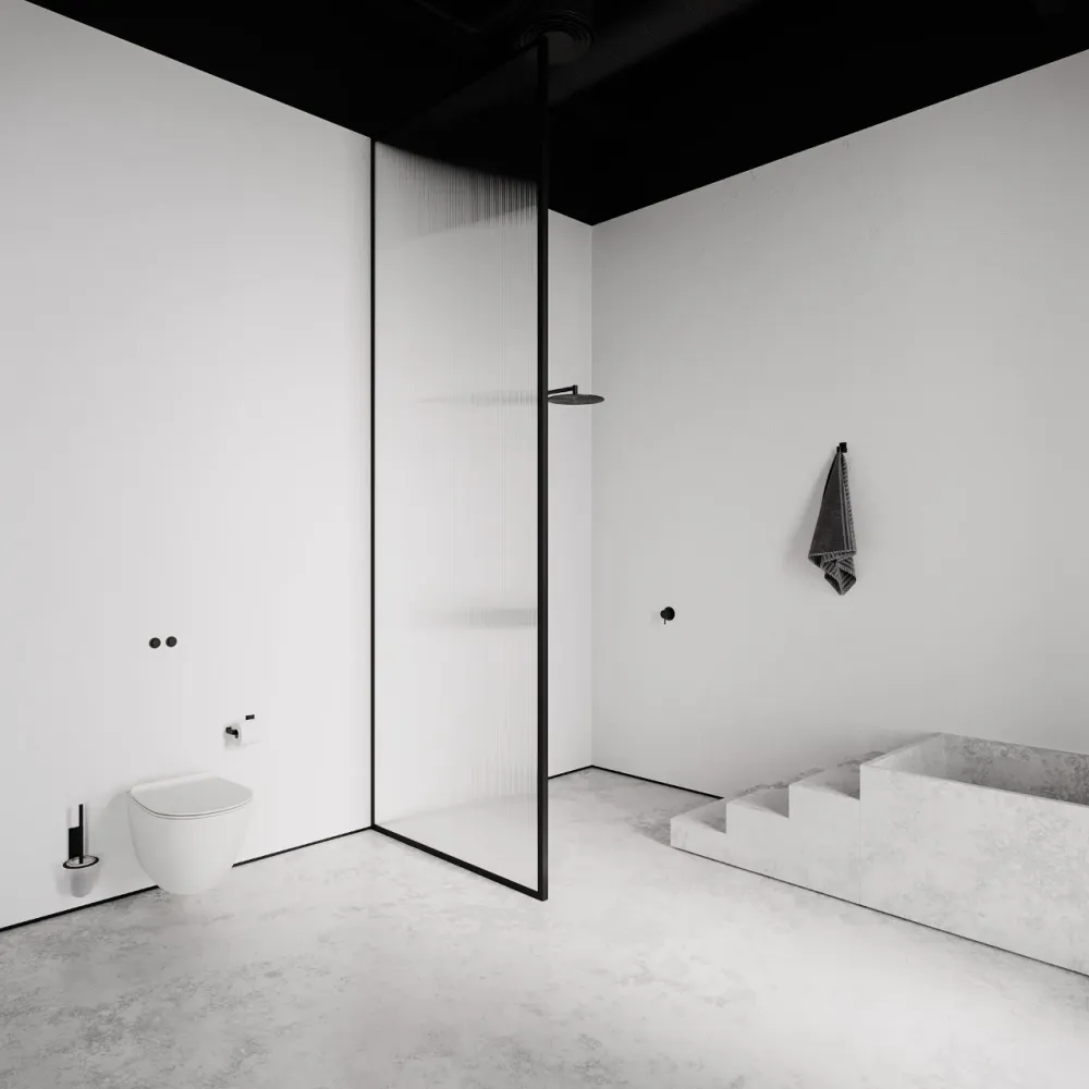 Toiletbørste, sort • NICHBA