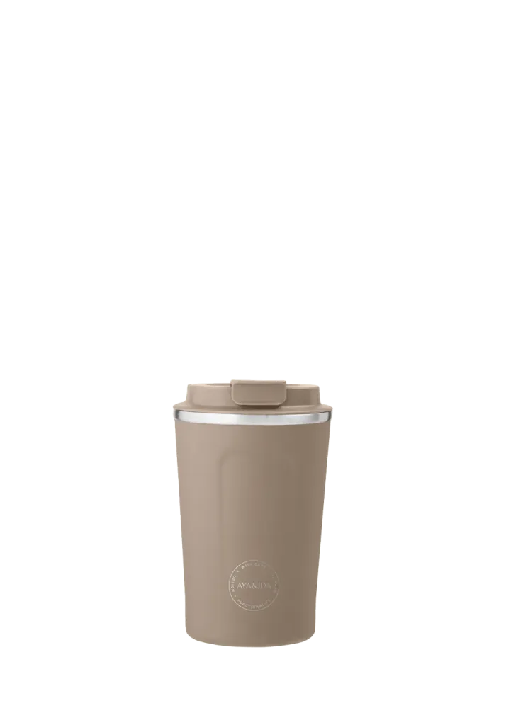 AYA&IDA CUP2GO, Dusty Espresso, 380 ml