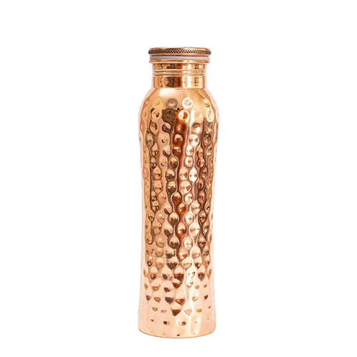 Burnt orange Vandflaske Hamret 900 ml