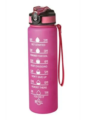 Drikkeflaske 1000 ml. plast blush