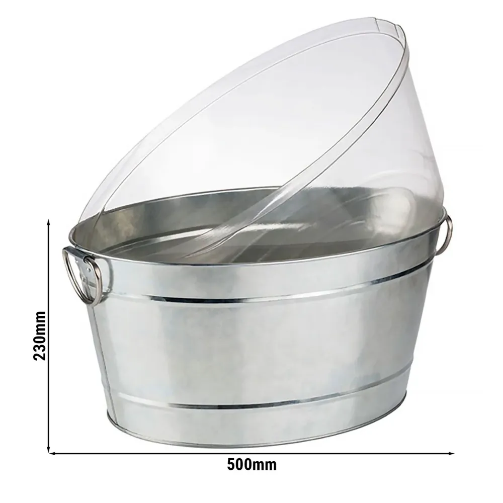 Drikkevarekar - all-metal - 18 Liter - med plastindsats