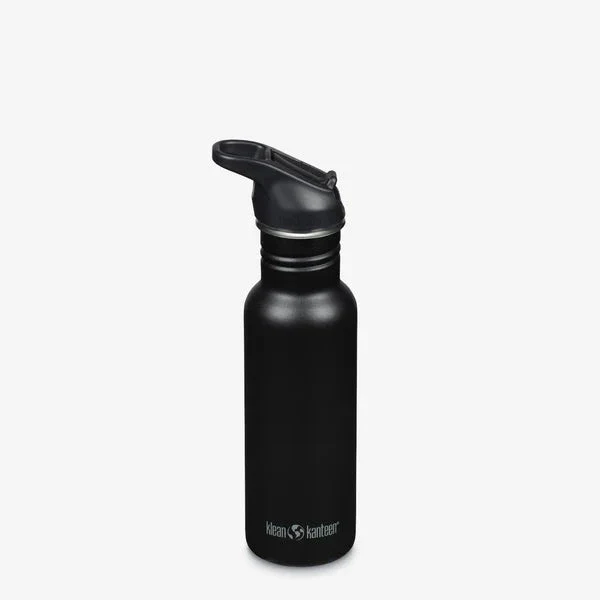 Klean Kanteen 532ml Timeless Drikkedunk Sugerør - Black