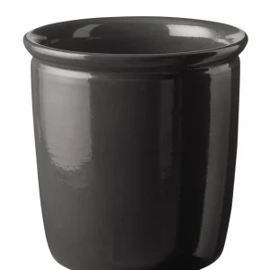 Knabstrup Keramik Syltekrukke Antracitgrå 0,5 ltr