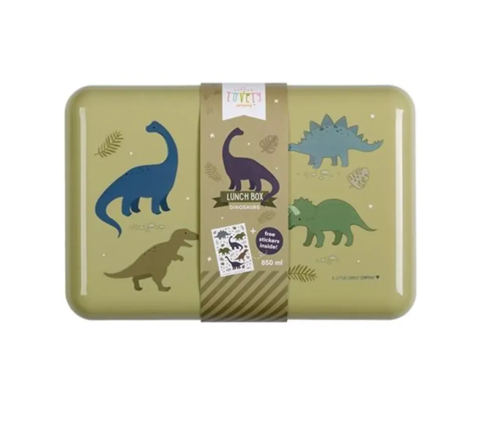 Little Lovely Company Madkasse - Dinosaurs Commuting