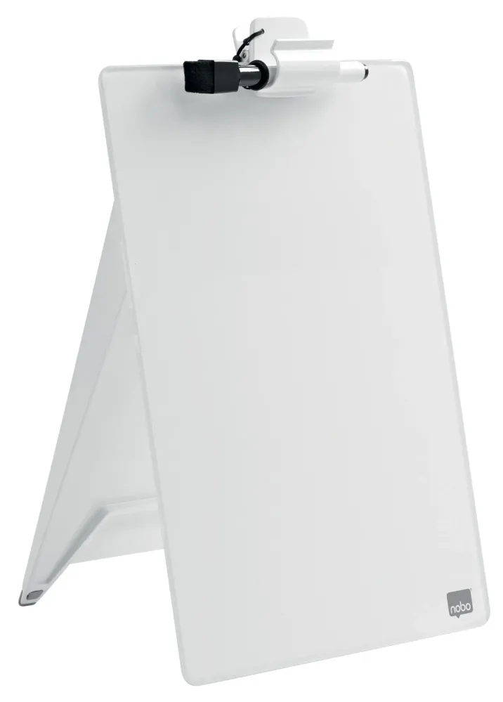 Nobo Diamond bord flipover glas alabast 22x30 cm