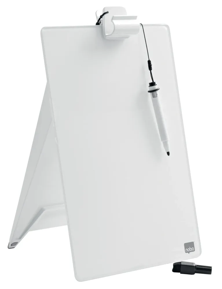 Nobo Diamond bord flipover glas alabast 22x30 cm