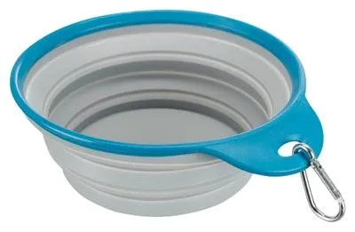 Premium Leak-Proof Trixie Voerbak / Drinkbak Reis Stevige Rand - 0.5 1 liter beschikbaar - met haakje