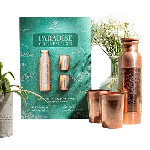 Red metal gavesæt Paradise (1x900ml+2x300ml)