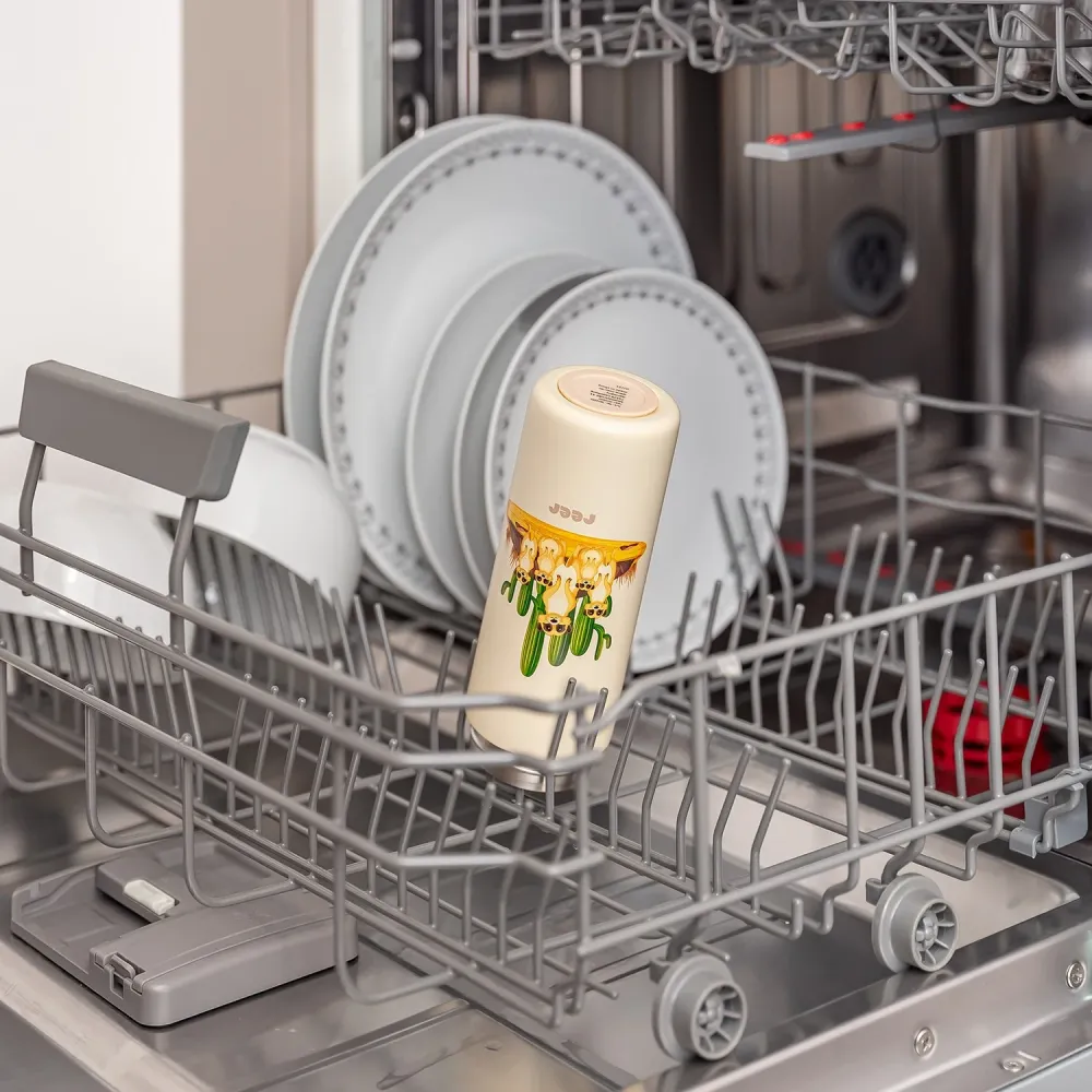 REER Drikkedunk m. sugerør - Creme Carry Loop & Straw