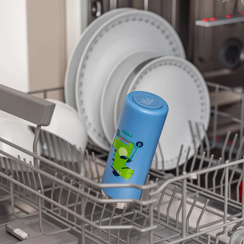 REER Drikkedunk m. sugerør - Blå 3 Lids