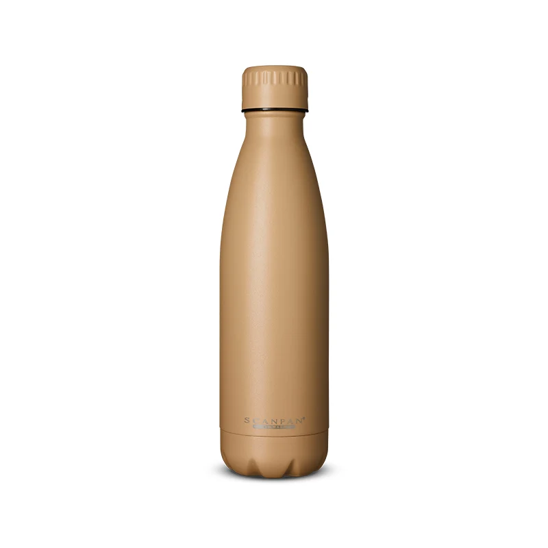 Silicone Låg TO GO Scanpan drikkeflaske 500 ml tannin
