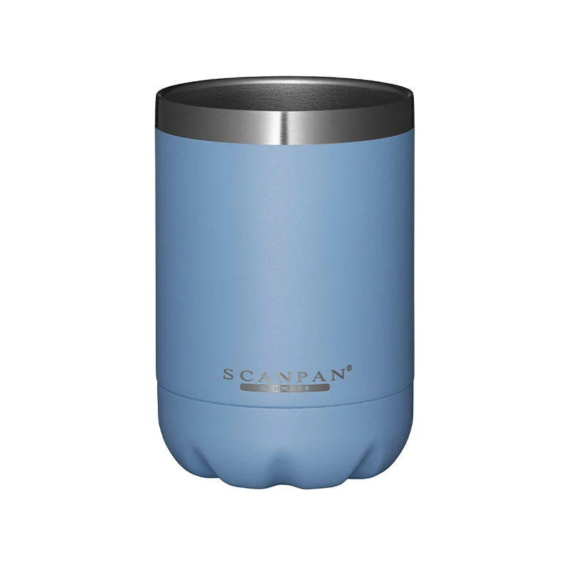 Silicone Låg TO-GO Scanpan termokop Airy Azure 350 ml