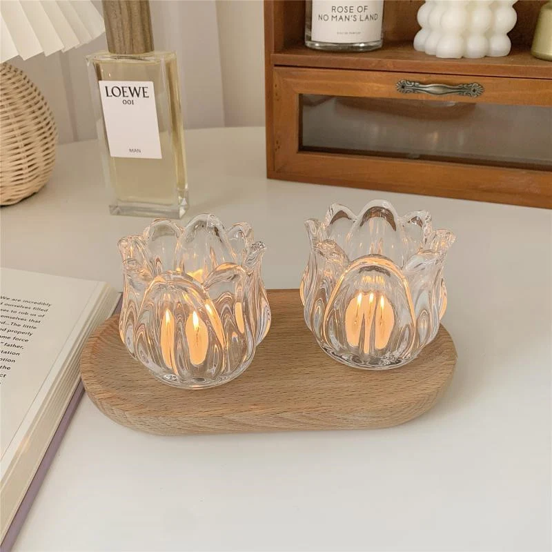 Tulipan Glas Lysestage Simply Home