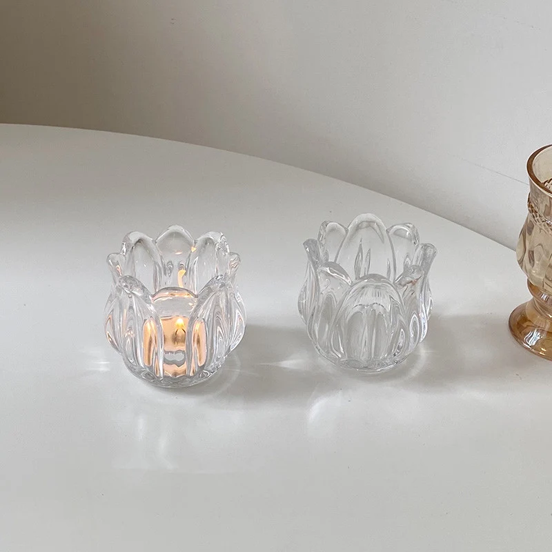 Tulipan Glas Lysestage Simply Home