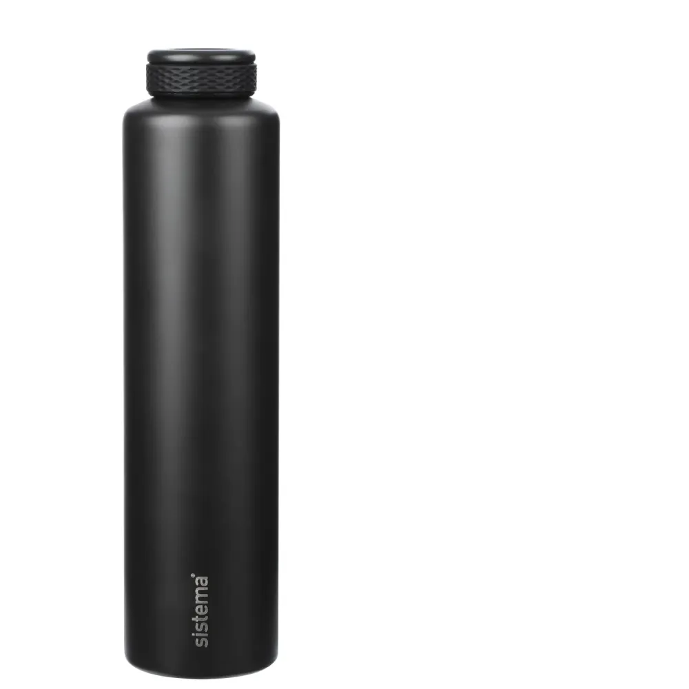 Sistema Black Stainless Steel Drikkedunk 600 Ml