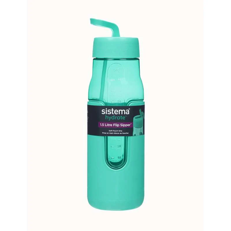 Sistema Flip Sipper Bottle Drikkedunk - 1.5L - Minty Påfugl