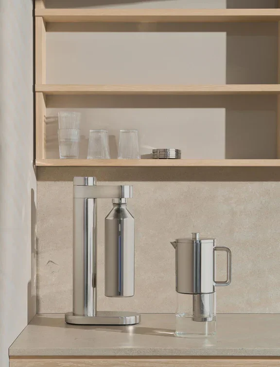 STELTON FLASKE 1,2 L RUSTFRI T/BRUS MASKINE