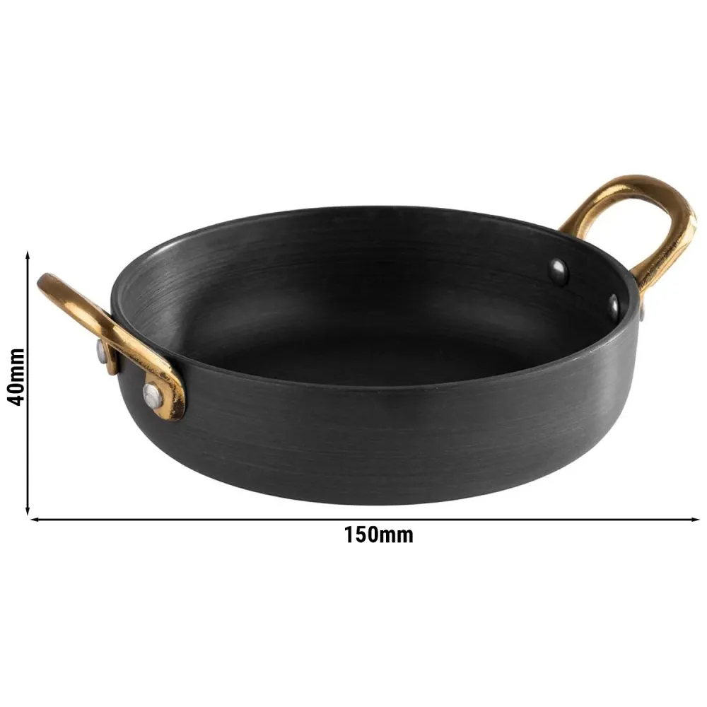 (6 stk.) Serveringsfade - CASTORO - Aluminium - 0,5 Liter - Ø 150 mm - Grå