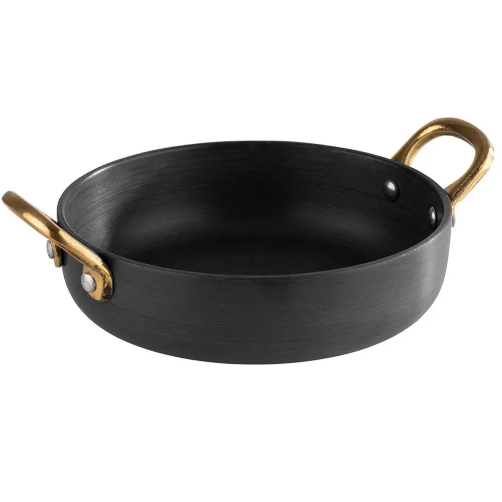 (6 stk.) Serveringsfade - CASTORO - Aluminium - 0,5 Liter - Ø 150 mm - Grå