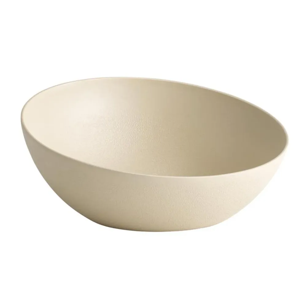 (6 stk.) Skål - FROSTFIRE - Aluminium - 3 Liter - Ø 325mm - Sand