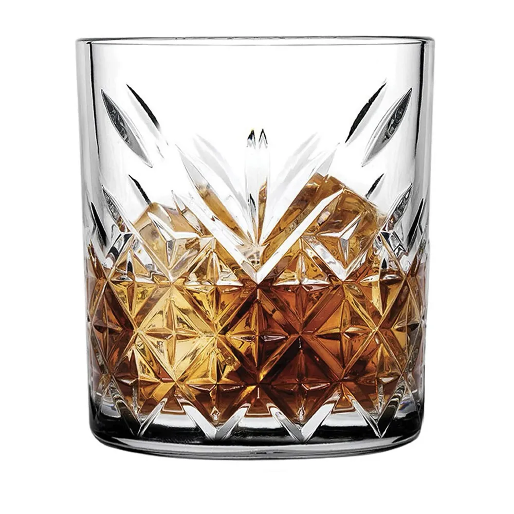 (12 stk.) Tidløst whiskyglas - 0,35 Liter