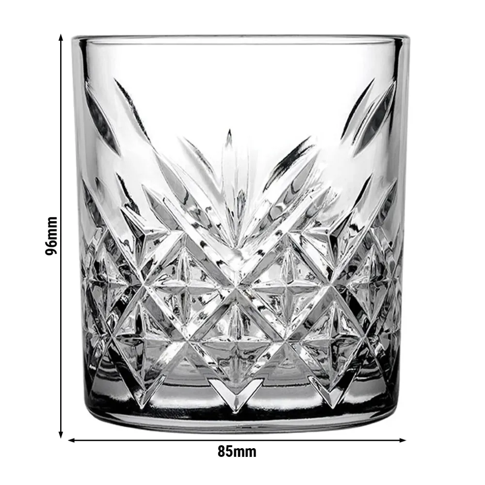 (12 stk.) Tidløst whiskyglas - 0,35 Liter