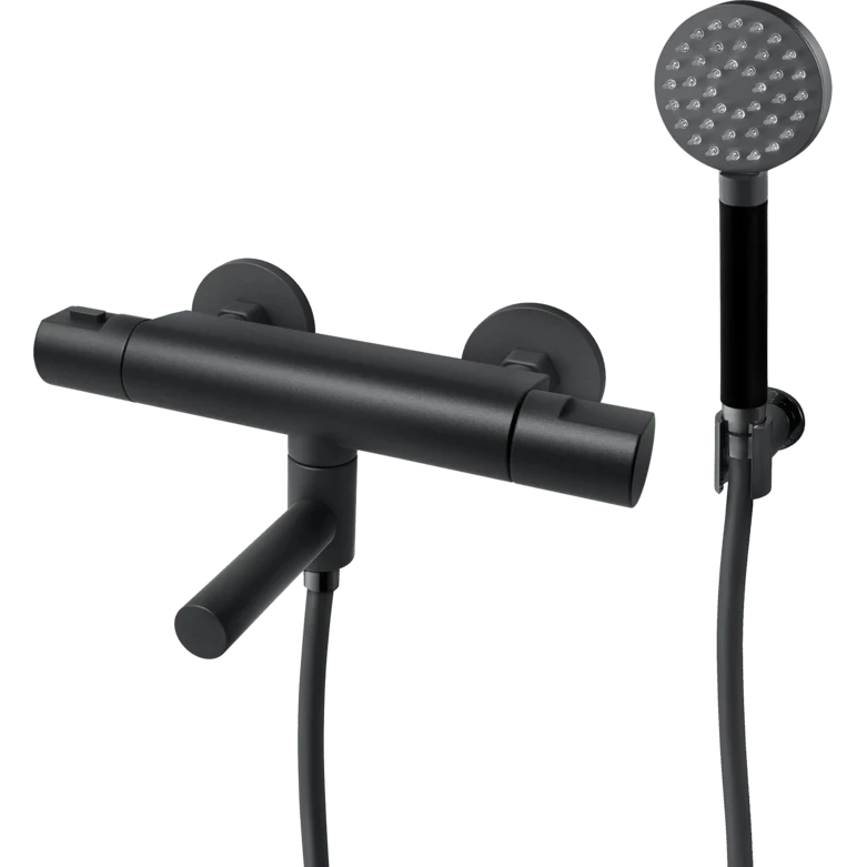 Tapwell ARM026-150 kararmatur med håndbruser - mat charcoal
