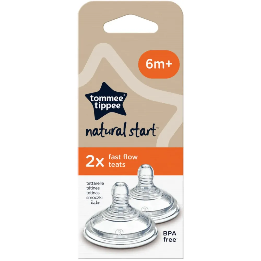 Tommee Tippee Natural Start 2X Solid Flow Flaskesut