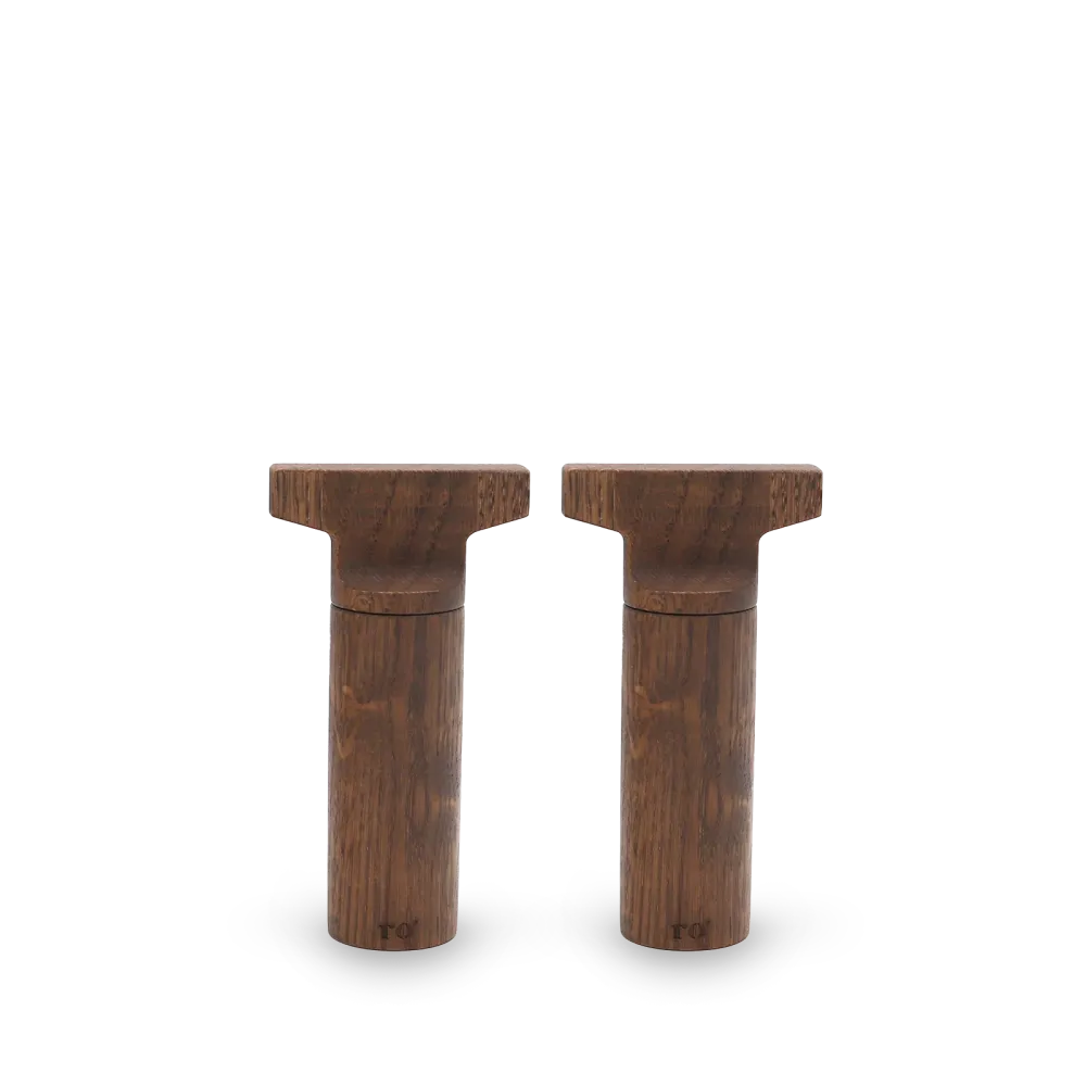 Toolié Grinder - Duo ebony stained) Powder Coat Finish