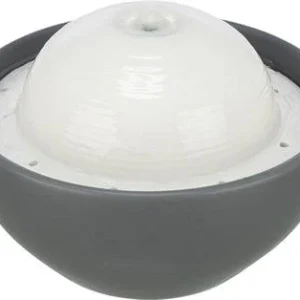 Trixie Vital Dome Drinkfontein Keramiek Grijs / Wit 24H Temperature Control