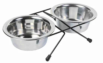 Trixie Voer / Waterbak-Set Rvs / Metaal 24H Temperature Control
