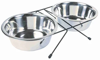 Trixie Voer / Waterbak-Set Rvs / Metaal 24H Temperature Control