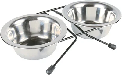 Trixie Voer / Waterbak-Set Rvs / Metaal 24H Temperature Control