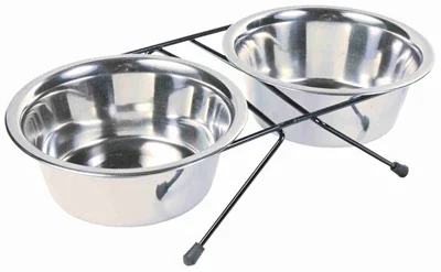 Trixie Voer / Waterbak-Set Rvs / Metaal 24H Temperature Control