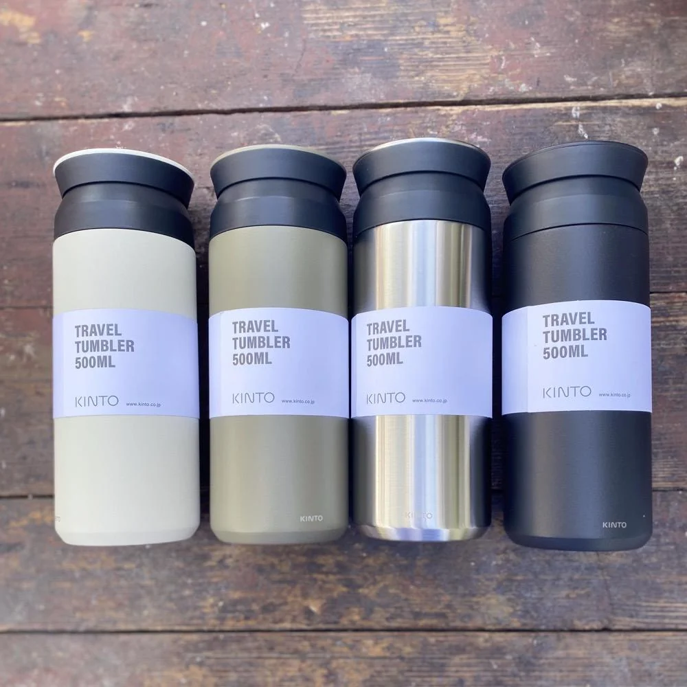 Vacuum Sealed Kinto travel tumbler 500 ml - ebony