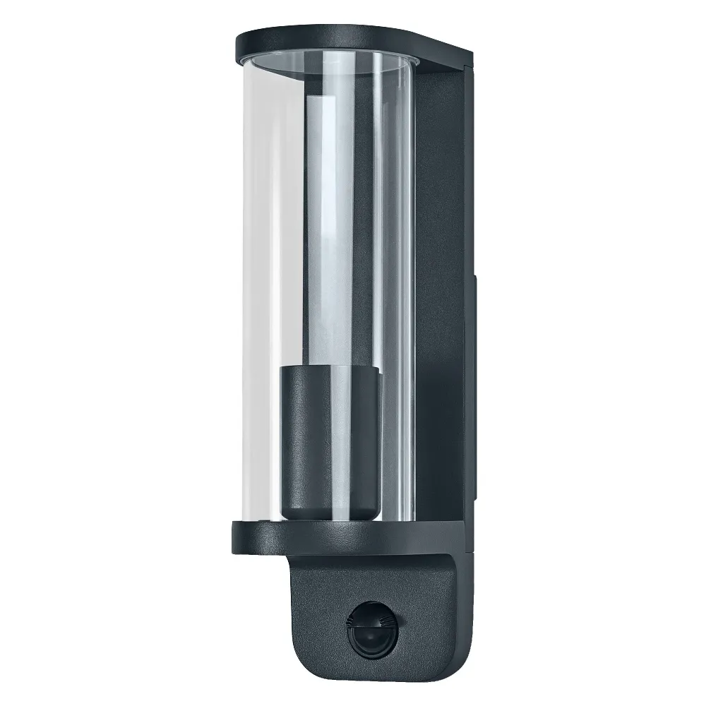 OSRAM ENDURA Classic Tubular Wall E27 IP54 mørkegrå