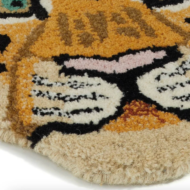 Doing Goods -Cloudy Tiger - Head Rug - Tæppe