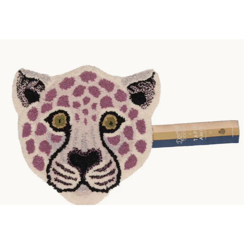 Doing Goods - Lilly Leopard - Head Rug - Tæppe