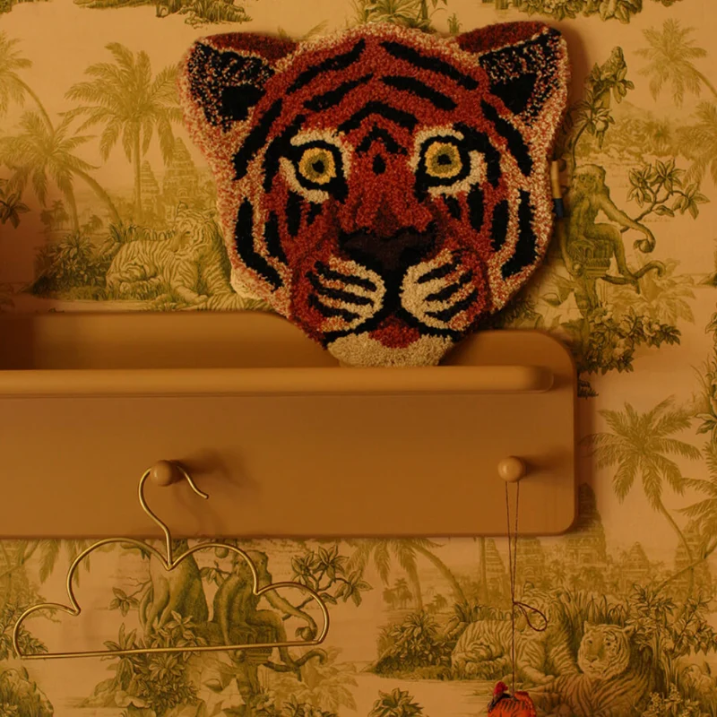 Doing Goods - Tula Wise Tiger - Head Rug - Tæppe