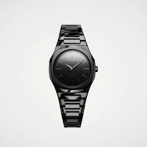D1 Milano Black Gleam Ultra Thin Watch 30 mm D1-UTBL41