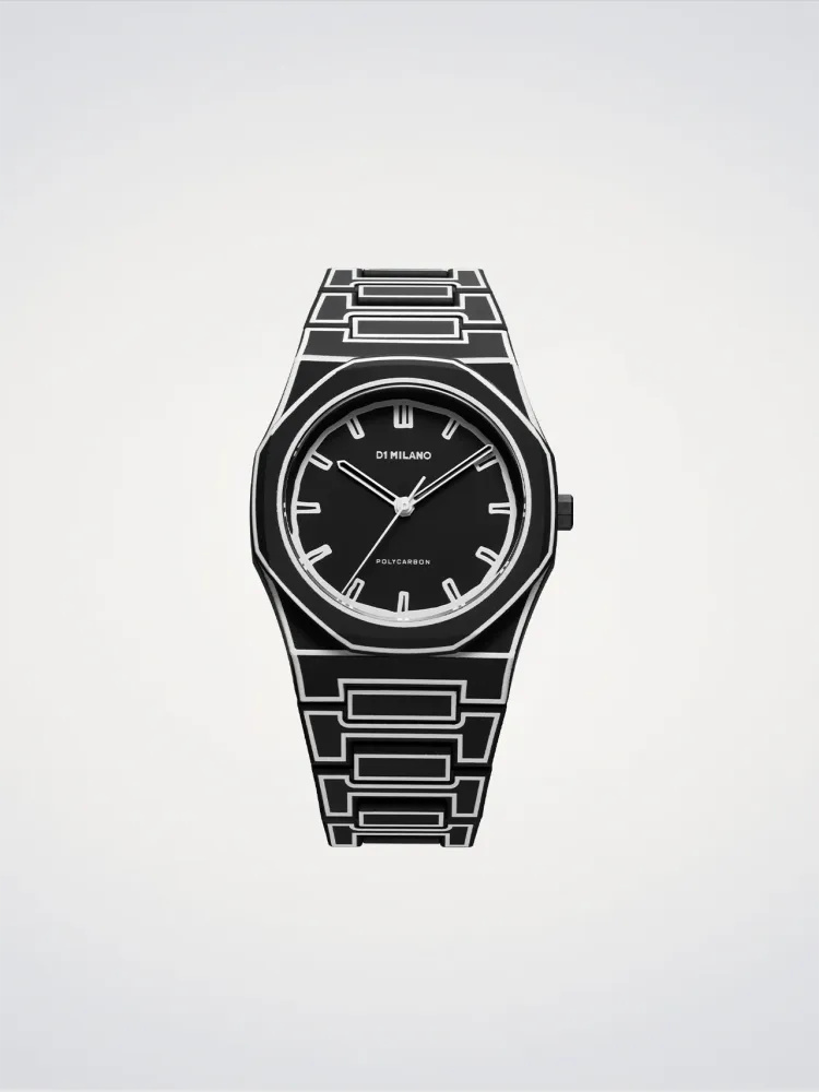 D1 Milano Black Sketch Polycarbon 40,5 mm D1-PCBJ33