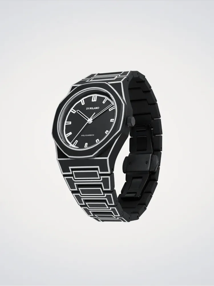 D1 Milano Black Sketch Polycarbon 40,5 mm D1-PCBJ33