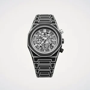 D1 Milano Black Sketch Polychrono 40,5 mm D1-PHBJ14