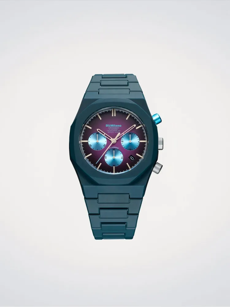 D1 Milano Blue Spectrum Polychrono Ur 40,5 mm D1-PHBJ20