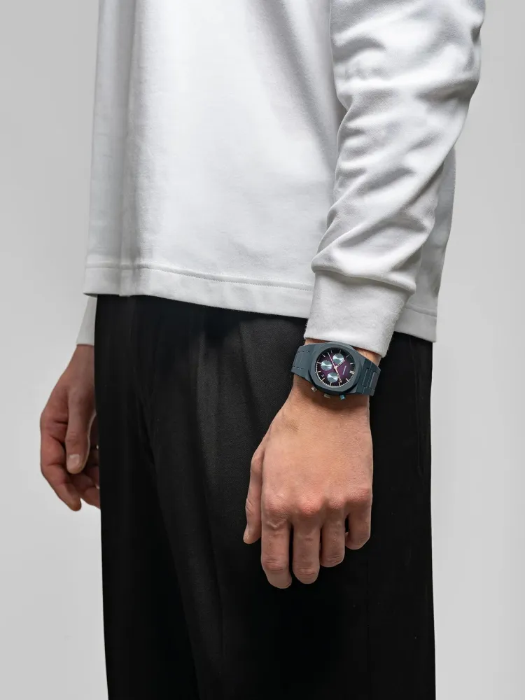 D1 Milano Blue Spectrum Polychrono Ur 40,5 mm D1-PHBJ20