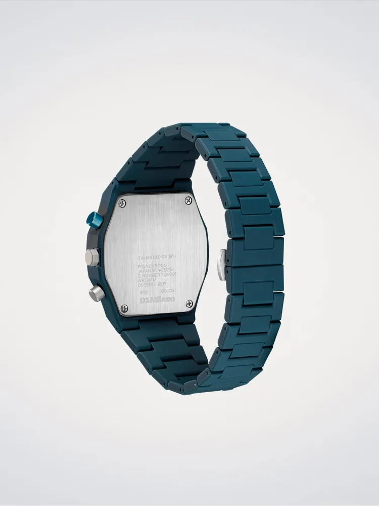 D1 Milano Blue Spectrum Polychrono Ur 40,5 mm D1-PHBJ20