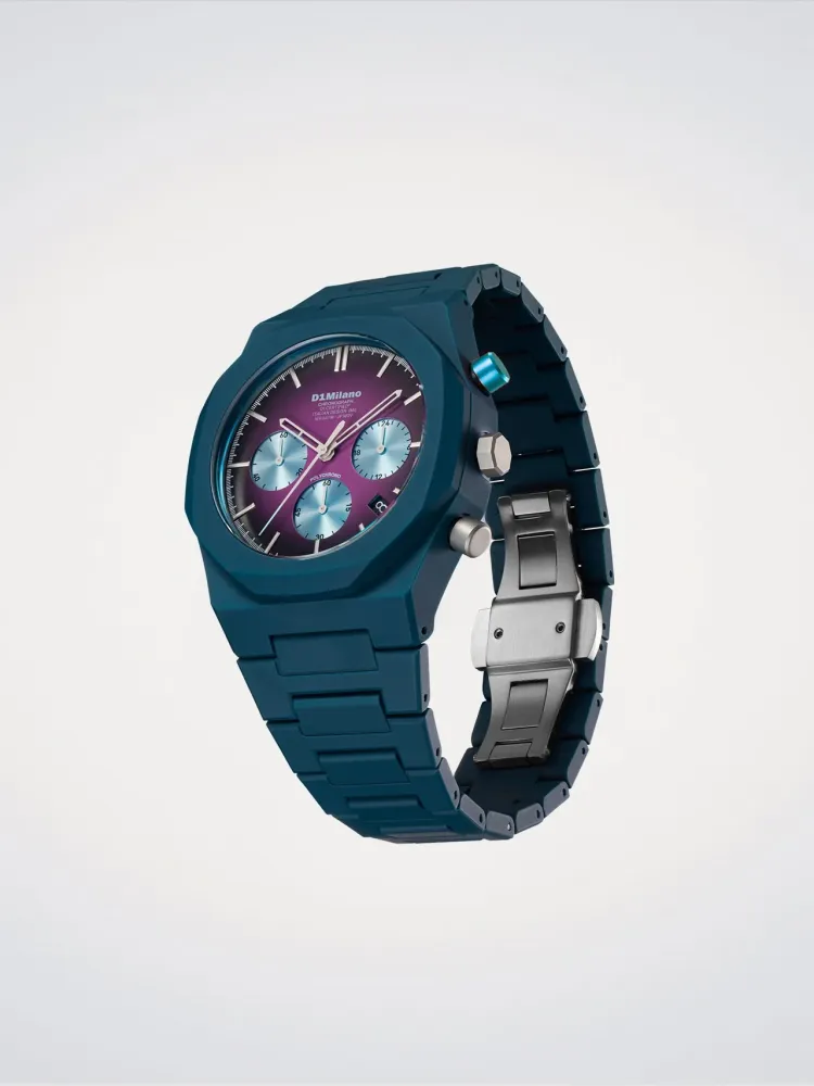 D1 Milano Blue Spectrum Polychrono Ur 40,5 mm D1-PHBJ20