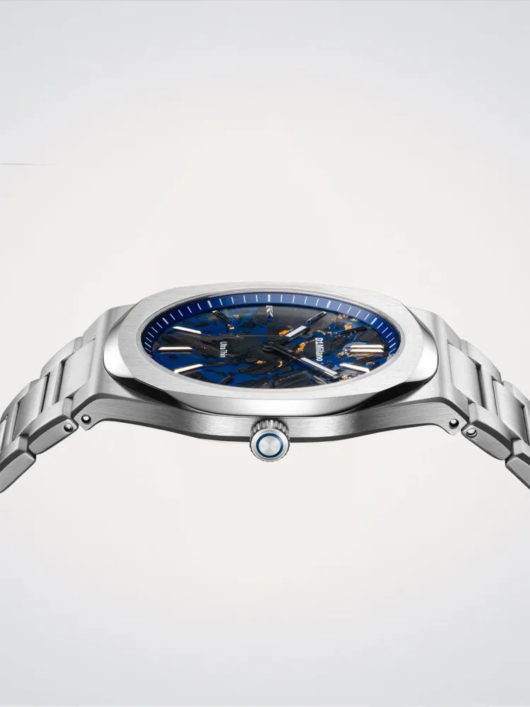 D1 Milano Carbon Reef Ultra Thin Watch 39 mm D1-UHBJ04