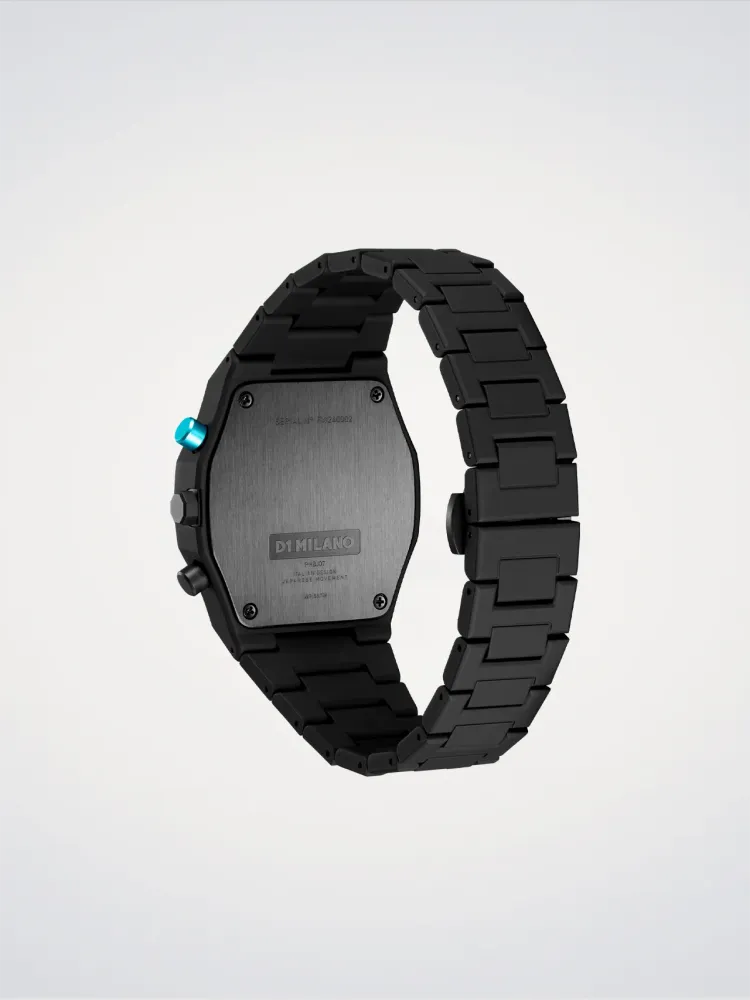 D1 Milano Charcoal Black Polychrono 40,5 mm D1-PHBJ07