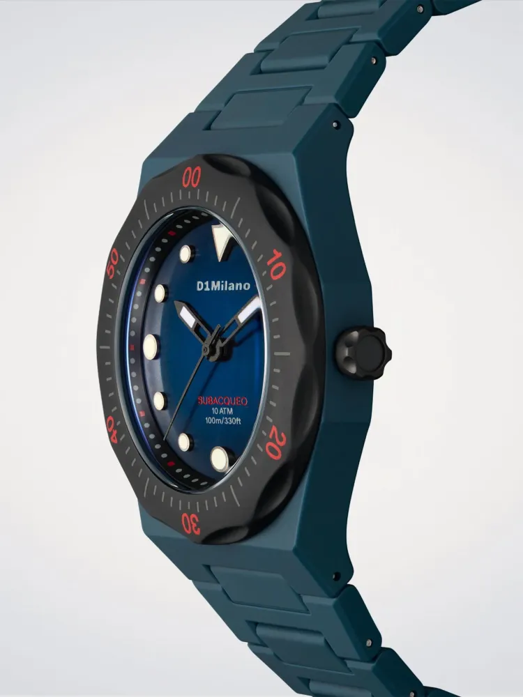 D1 Milano Drift Diver Watch Polycarbon 40,5 mm D1-PDBJ02